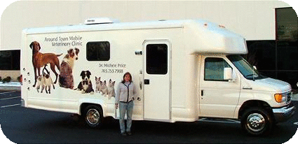 Mobile sales veterinary clinic